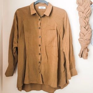 Carly Jean Los Angeles Jaclyn Blouse - Rust
